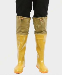レインシューズ ロング レインブーツ 折りたたみ 防水 防滑 長靴 ヒップウェーダー 男女兼用 防水ズボン 防水長靴 川 海 浅瀬 田植え 漁業