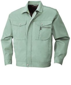 4532484326278 Early Bird 816 ナガソデジヤケツト 色：ライトグリーン サイズ：M