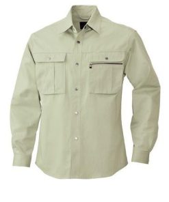 4532484337458 Early Bird 857 ナガソデシヤツ 色：アイボリー サイズ：LL